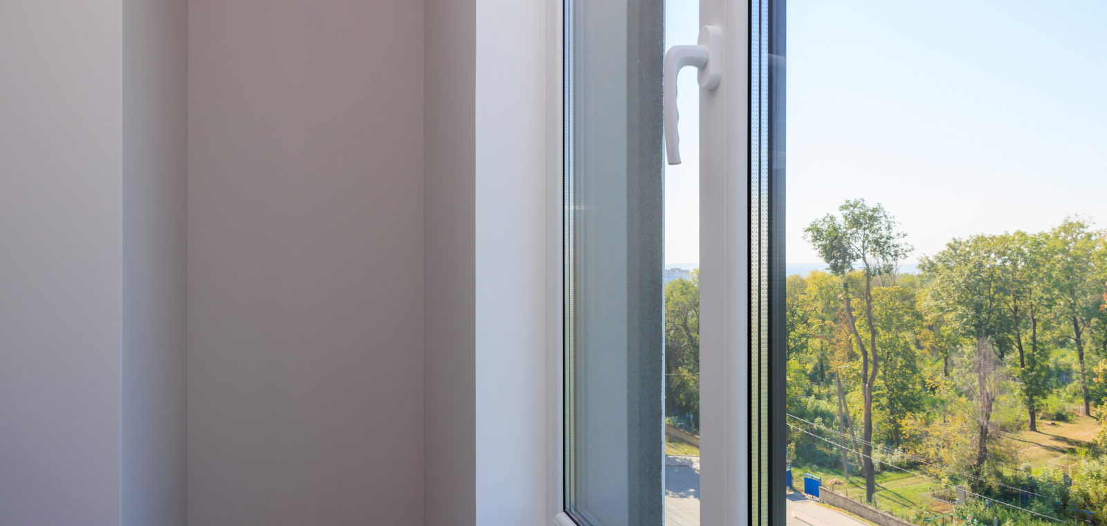 Double pane window cross section showing insulating gas fill and Low-E coating layers